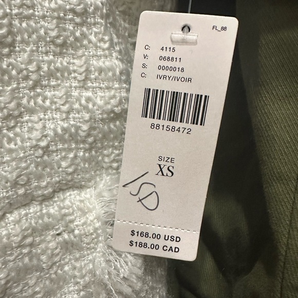 Anthropologie | Tweed Bomber Jacket | Minor Call Out | XS | NWT - Picture 5 of 11